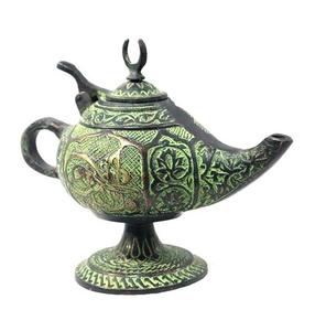 High Quality Solid Brass Antique Aladdin <b>Lamp</b> With <b>Gold</b> Finished Vintage Design <b>Table</b> Decorative Chirag <b>Lamp</b> . - Product Image 1