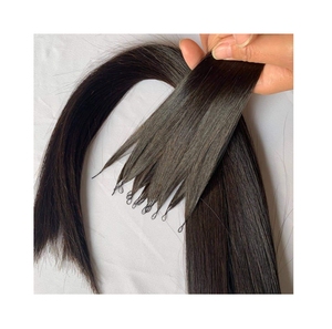 Extensión de Peluca de cabello humano 100% de alta calidad al mejor precio al por mayor extensión de cabello de plumas cabello vietnamita crudo - Product Image 1