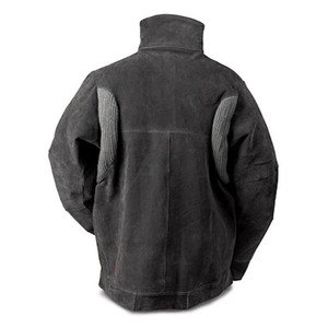 PROTEXA INDUSTRIES Veste de soudage respirante et résistante aux flammes Vêtements de travail en cuir fendu de vache Anti-chaleur industrielle - Product Image 3