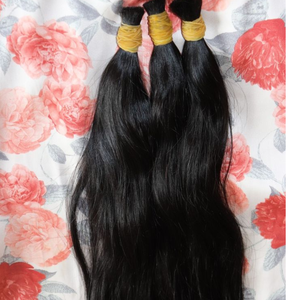 Cheveux indiens Remy de qualité supérieure, doux, ondulés/bouclés, double trame, toutes les couleurs, teignables, prêts pour la permanente, 100% non traités - Product Image 5