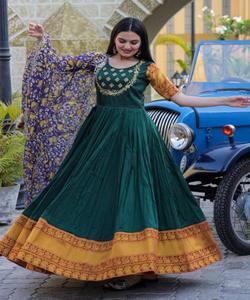 ชุดเดรสสำหรับสตรีชุดเดรสแฟชั่นสไตล์ปากีสถานอินเดียหรูหราแฟชั่นลำลองสำหรับฤดูร้อน - Product Image 3