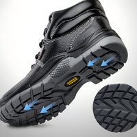 Chaussures de sécurité de travail antidérapantes à embout en acier de haute qualité à prix avantageux pour hommes