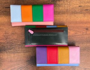 Sacs à main élégants en cuir recyclé, pochette colorée unique pour femmes, Offre Spéciale beaux portefeuilles en cuir recyclé - Product Image 5