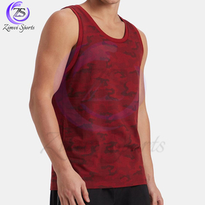Mahroon Color Good Supplier With Wholesale Rate Comfortable Unique Design Breathable New Arrival <b>Men</b> Wear <b>Tank</b> <b>Top</b> - Product Image 3