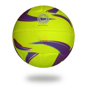 Ballons de volley-ball élégants en cuir imprimés de logo personnalisé pour l'entraînement et le match de sports de plage en plein air légers respectueux de l'environnement de haute qualité - Product Image 3