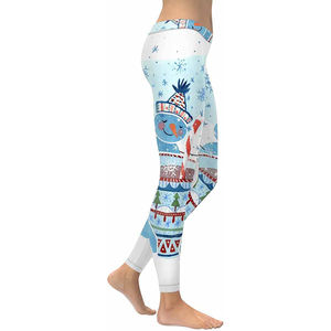 Leggings OEM pour femmes Leggings pour femmes Seamless Sublimation Polyester Spandex Made Sports Wear Leggings pour femmes - Product Image 2
