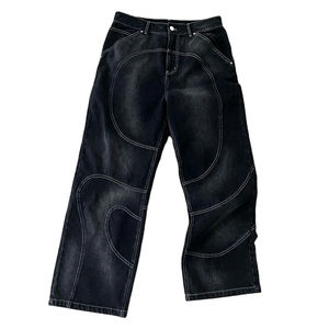 Ensemble personnalisé de jeans à la mode pour veste en denim Ensemble 2 pièces en denim Ensemble veste et pantalon de survêtement Fabricant de survêtements - Product Image 3