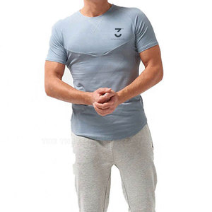 Camisetas Deportivas Personalizadas de Punto para Hombre, de Secado Rápido, Transpirables, de Tela de Poliéster, Manga Corta - Product Image 3