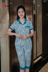 Taille S à XXL Cold Silk vêtements de maison pour femmes de haute qualité ensemble pyjama style luxe sensation confortable pour le porteur - Product Image 5