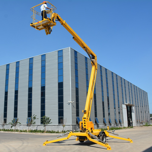 <b>Hydraulic</b> Trailer Mounted <b>Man</b> <b>Lift</b> Platform Cherry Picker Towable Boom <b>Lift</b> for Aerial Work,trailer mounted boom <b>lift</b> - Product Image 2