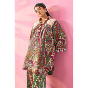 ชุดสูทผ้าลอนพิมพ์ลาย 2 ชิ้น รุ่น TL-62020 สำหรับงานทางการและลำลอง ตกแต่งด้วยกระดุม - Product Image 6