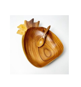 Cuenco de madera de acacia, Frutero de madera de diseño moderno para cocina, Frutero de madera usado, el precio más bajo - Product Image 1