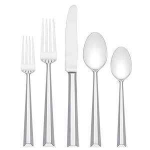 SS18 /10 de qualité supérieure avec le motif en relief sur la poignée et accentué avec un ensemble d'argenterie en or 24 carats - Product Image 3