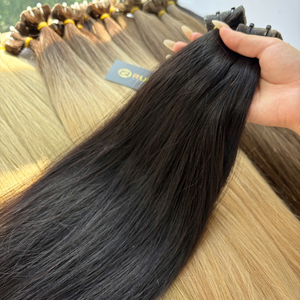 Extensiones de cabello con cinta invisible, súper doble densidad, color 1B, cabello humano virgen vietnamita, color de moda para el verano. - Product Image 1
