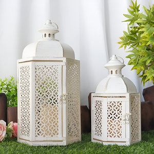 White Vintage Design Decorative <b>Moroccan</b> <b>Lantern</b> For Wedding Restaurant Home Decoration in Best Rate - Product Image 6