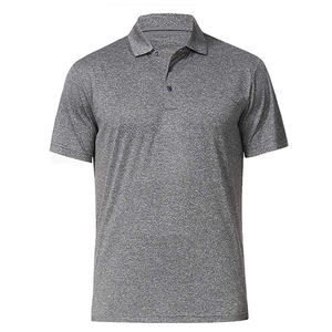 T-shirt polo 100% coton pour hommes, chemise de sport de golf respirante à séchage rapide, logo ample imprimé par sublimation, vente en gros - Product Image 5