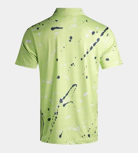 Polos de talla grande para hombre, diseño de logotipo personalizado, sublimado estampado floral, Polo de golf, polos personalizados para hombre - Product Image 3
