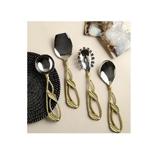 ช้อนสลัดสแตนเลสใช้ในครัวเรือนสำหรับอาหารค่ำ - Product Image 2