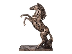 Best Modern Abstract Aluminum Casting Horse Sculptures for Tabletop and <b>Mantel</b> Decor From India - Product Image 2