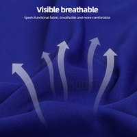 T-shirts de sport pour hommes les plus vendus, légers, écologiques, anti-plis, séchage rapide, respirants, vente en gros, couleur unie