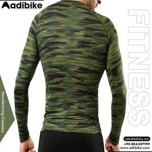 Camisetas de Compresión para Hombre, 95% Poliéster, 5% Elastano, Sublimadas, Transpirables, Antibacterianas, de Secado Rápido, Personalizadas, al por Mayor - Product Image 5