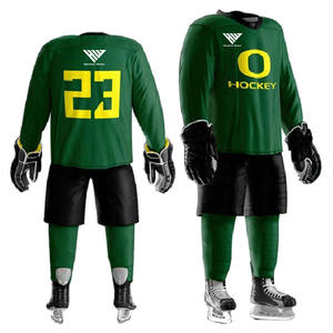 Uniforme de Hockey sobre Hielo 100% Poliéster, Ajuste Cómodo, Precio de Fábrica, para Hombre, Disponible en Tallas Personalizadas - Product Image 1