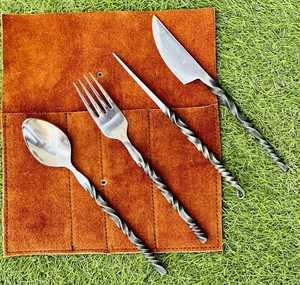 High Quality Metal Medieval Style Cutlery <b>Set</b> in Low Price For Restaurant Hotel Use - Product Image 2