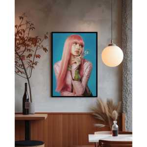 Póster Rosa de Lisa Manobal (Blackpink) Enmarcado para Decoración de Pared de Sala de Estar - Product Image 2