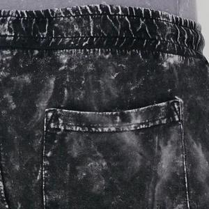 Pantalones cortos con estampado de sublimación de lavado ácido para hombre, ropa de calle, algodón de felpa francés, estampado de lavado ácido de piedra Vintage para hombre - Product Image 4
