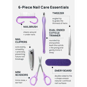 Kit de Herramientas de Manicura de Acero Inoxidable de Alta Calidad AOA Studio para una Manicura Fácil, Logotipo Personalizado, Características de Bricolaje, Tijeras para Cutículas, Embalaje en Caja - Product Image 5