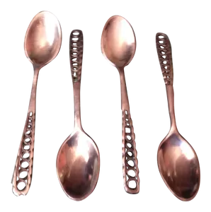 Ensemble de couverts design de cuillères en or et en argent artisanales Essentiels de salle à manger luxueux pour les intérieurs de maison élégants - Product Image 1