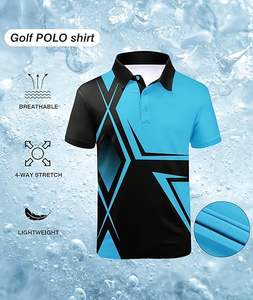 Vêtements quotidiens décontractés pour hommes à manches courtes pour polo de créateur respirant à séchage rapide grande taille 100% coton tricoté - Product Image 4