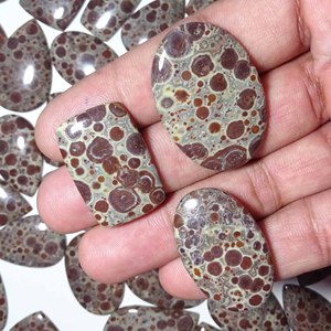 Piedra Preciosa Natural de Jaspe Astrolita Suelta al por Mayor, Cabujón de Jaspe Astrolita, Hermosa Piedra Preciosa para Joyería - Product Image 5
