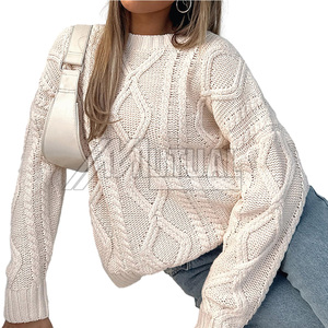Pull grande taille pour femmes hiver automne porter un pull en tricot doux qualité supérieure pull pour femmes - Product Image 3