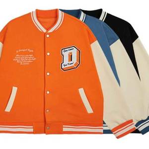 Chaquetas Varsity de Lona Unisex Hechas a Medida de Alta Calidad para Hombre, Transpirables, Ecológicas, Reversibles, Resistentes al Viento, con Cuello Alto, para Invierno - Product Image 6