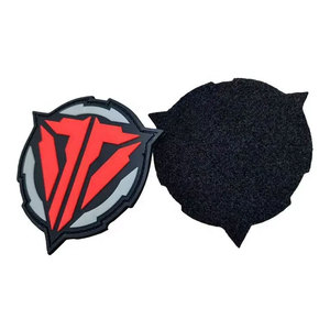 Parches de PVC de Buena Calidad con Logotipo Personalizado, Decoración de Encaje Impreso, Forma Redonda, para Coser, Alfabeto Moderno, Pakistan Silo Sports - Product Image 1