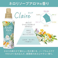 Pelembut Pakaian Cair LION SOFLAN Aroma Rich Claire Ramah Lingkungan Terbaru 480mL 80% Aktif