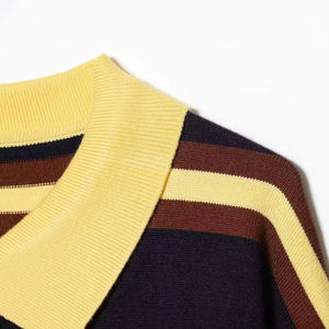 เสื้อสเวตเตอร์ถักผ้าฝ้าย 100% สำหรับผู้หญิง ระบายอากาศ แห้งเร็ว คอวี แขนยาว สำหรับฤดูหนาว - Product Image 5