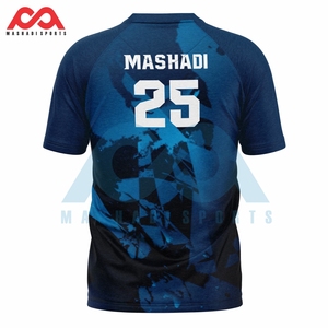 New <b>Aesthetic</b> Designs Men's Football Jersey with Custom Team Logo & Name Short Sleeve Sweat-Wicking Wholesale - Product Image 3