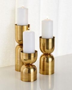 Décoration d'intérieur avec élégants bougeoirs en fil d'or qui s'intègrent aux espaces modernes et vintage - Product Image 5