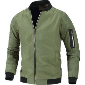 Chaquetas de Béisbol Bordadas con Logotipo Personalizado para Hombre, Talla Grande, Chaqueta Varsity de Color Personalizado - Product Image 4