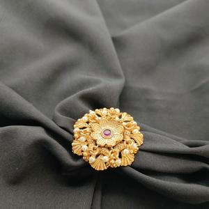 Bague réglable en or pour femmes et filles, bague ajustable à la mode pour femmes et filles, avec finition antique - Product Image 1