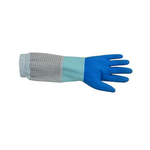 2025 haute qualité vache mouton chèvre Grain cuir apiculture gants manches longues fermeture élastique toile manchette pour apiculteurs OEM - Product Image 4