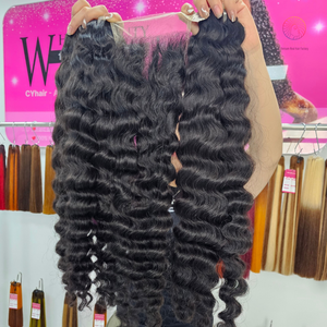 Extensiones de cabello humano ondulado con cutícula virgen de Vietnam sin procesar, vendedores de trama dibujada doble, extensiones de cabello humano con ondas de agua vietnamita crudo - Product Image 4