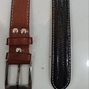 Cinturón de cuero genuino de grano completo de piel de vaca Premium unisex con diseños de herramientas manuales Cinturones de lujo de longitud personalizada listos para enviar - Product Image 1