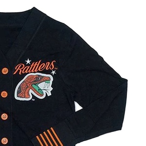 Custom FAMU RATTLERS Sweater University & College Wear Sweaters <b>Cardigans</b> Greek Wear V Neck Knitted Wool & Acrylic - Product Image 4