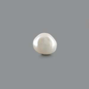 Perle d'eau douce blanche de 11,96 carats pour la fabrication de bijoux - Product Image 1