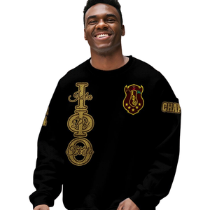 Iota Phi Theta maglione 1963 ciniglia lettera maglia acrilica Pullover confraternita greco abbigliamento Premium abbigliamento invernale - Product Image 1