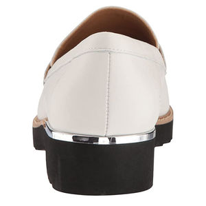 2023 Новые поступления, китайская фабрика, обувь на заказ, слипоны, белые лоферы из коровьей кожи - Product Image 6