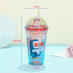 Bottiglia in Plastica Riutilizzabile a Forma di Dinosauro da 600ml per Bambini, con Design Accattivante, Accessorio per Bere Direttamente e Corda per il Ritorno a Scuola - Product Image 2